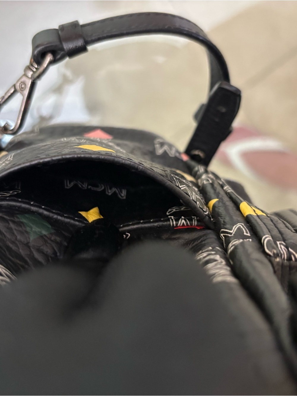 Authentic MCM Stark Bebe Boo Backpack - Picture 10 of 12